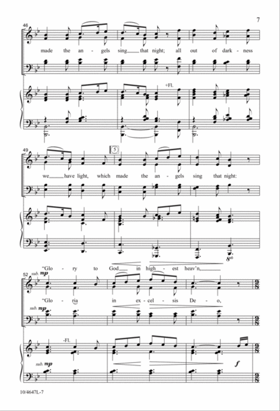 Christmas Canticles 4-Part scores gallery preview page 7