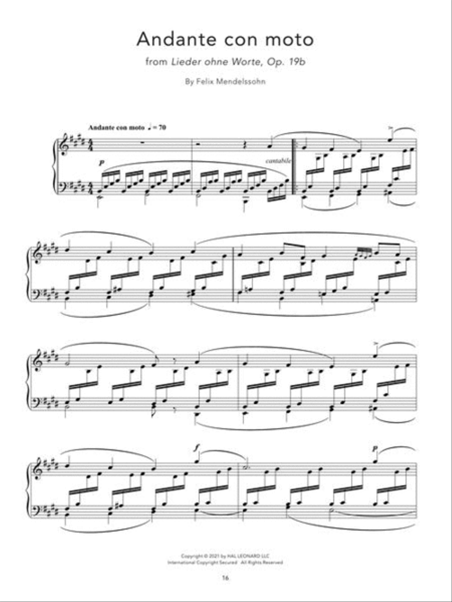Peaceful Classical Piano Solos Piano Solo scores gallery preview page 5