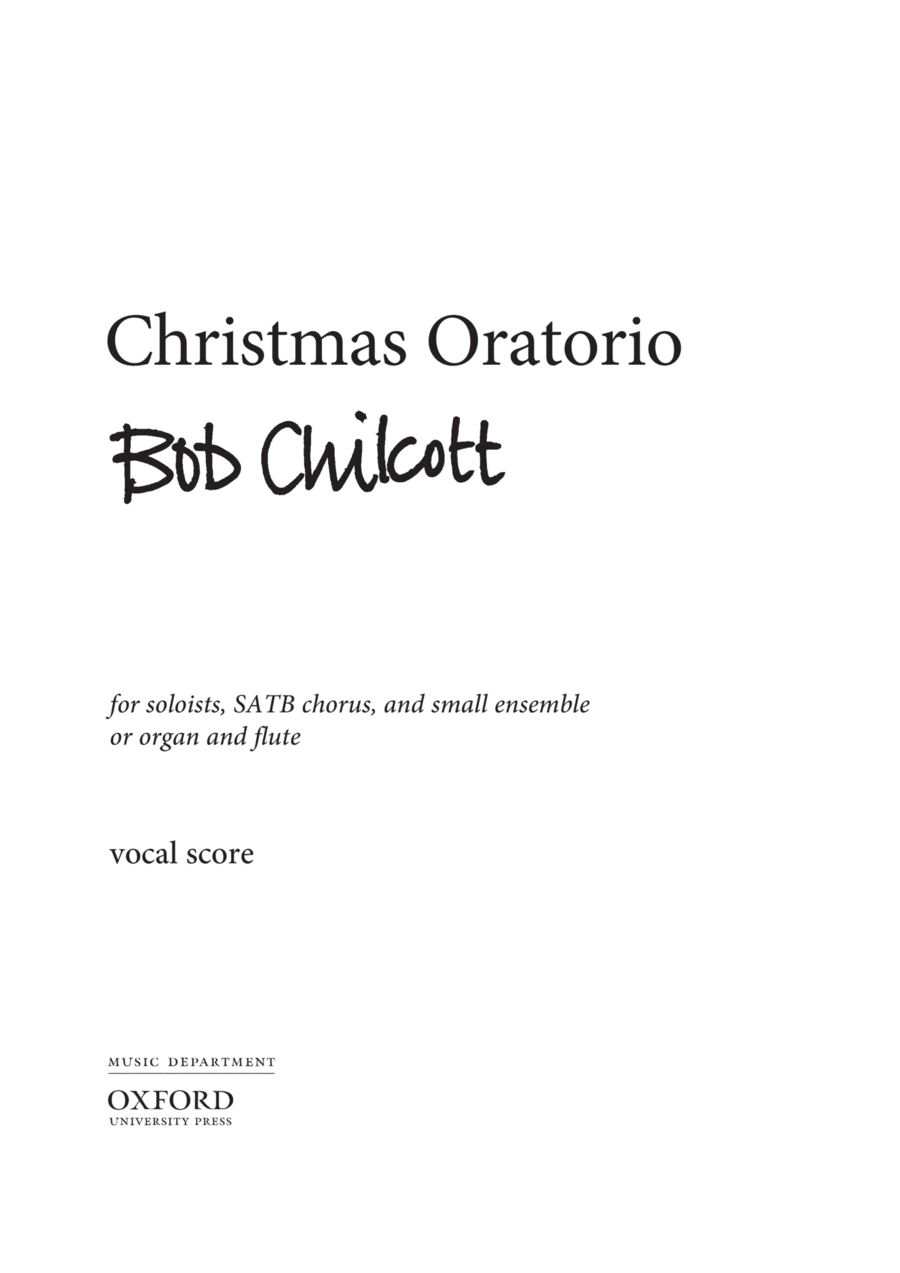 Christmas Oratorio 4-Part scores gallery preview page 1