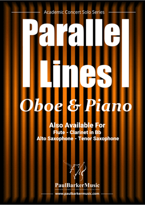 Book cover for Parallel Lines (Oboe & Piano)
