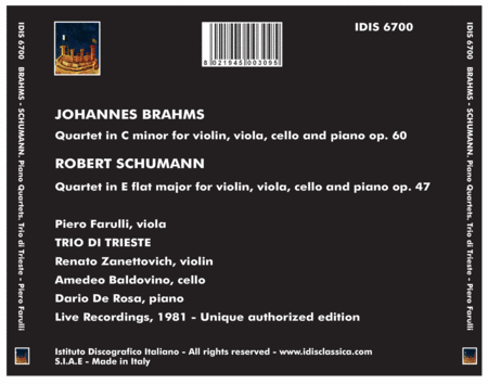 Brahms & Schumann: Piano Quartets