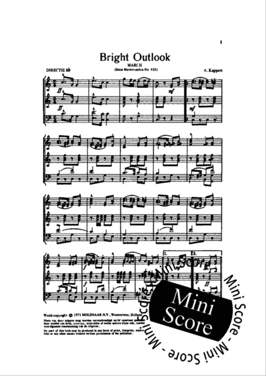 Bright Outlook Concert Band scores gallery preview page 3