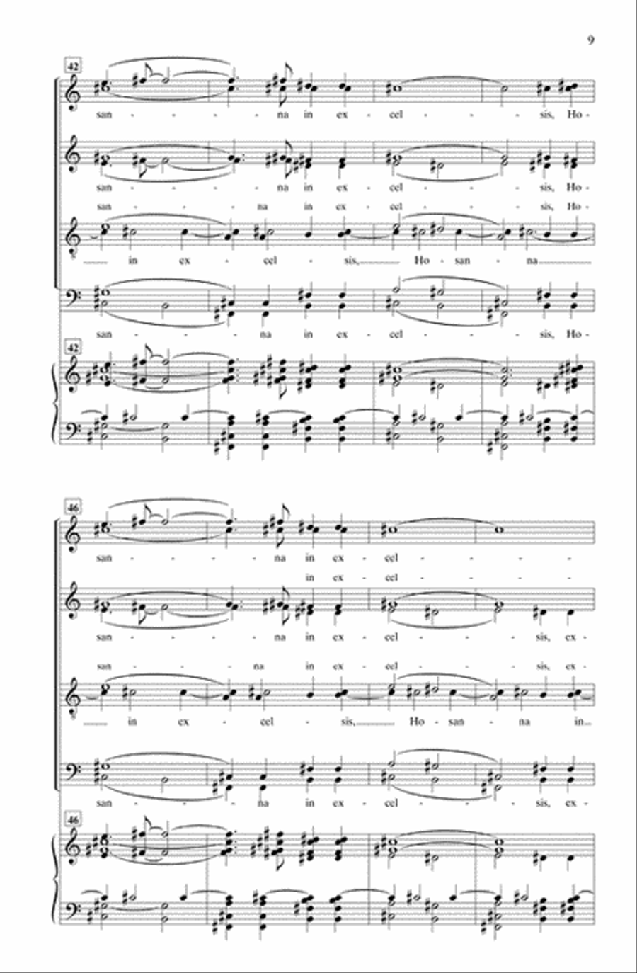 Sanctus (London) Divisi scores gallery preview page 8