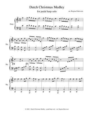 Christmas Medley - pedal harp solo