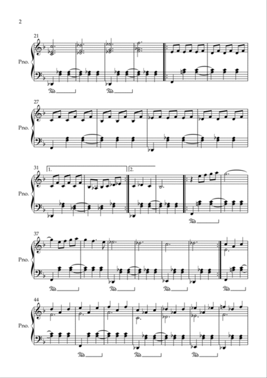 L'autre Valse D'amelie Piano Solo scores gallery preview page 2