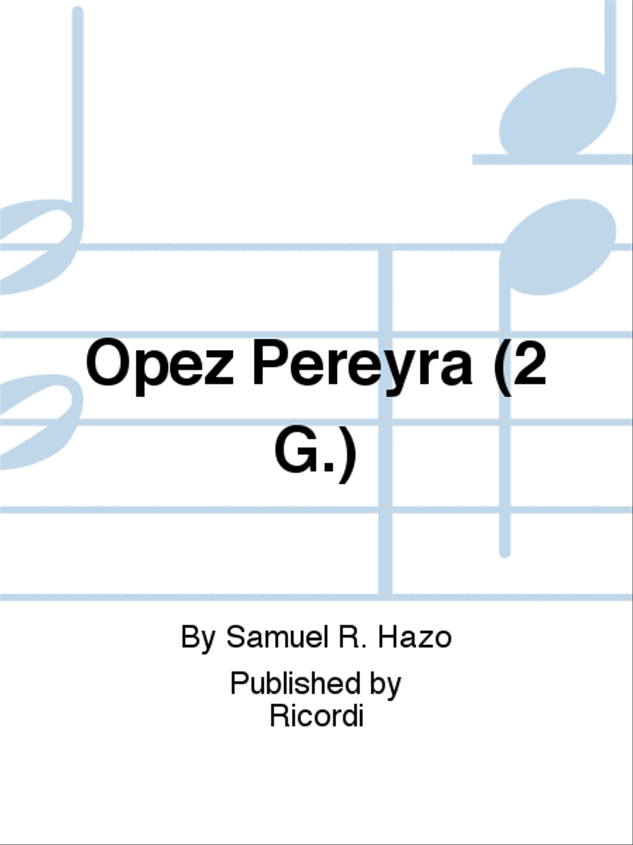 Opez Pereyra (2 G.) Opez Pereyra (2 G.) School and Community scores gallery preview page 1