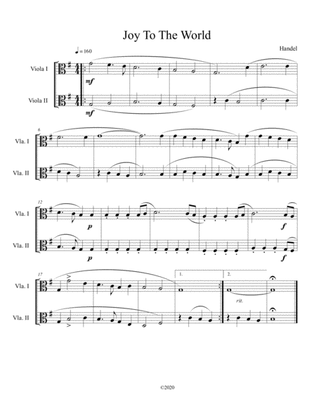 Joy To The World (viola duet)