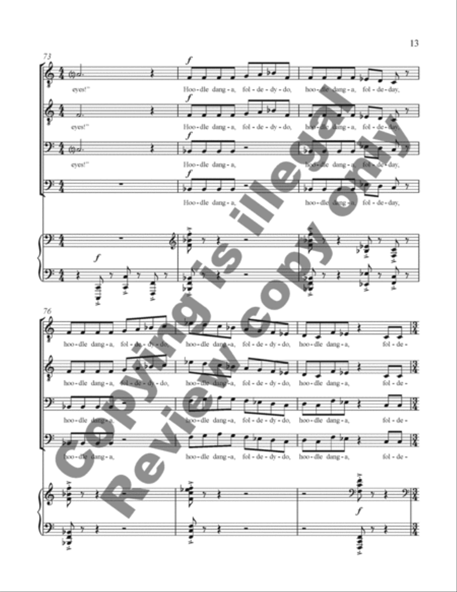 Sweet Betsy Sweet Betsy TTBB scores gallery preview page 32