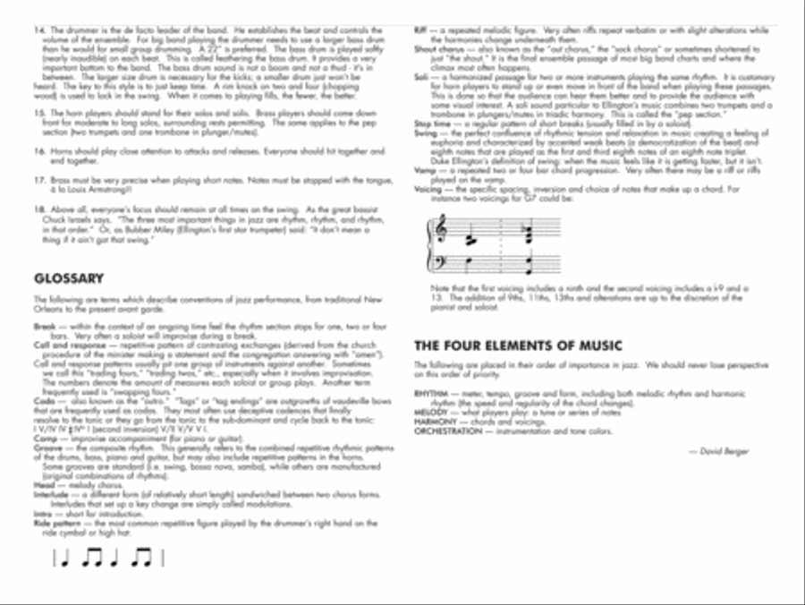 Black and Tan Fantasy: Score Jazz Ensemble scores gallery preview page 3