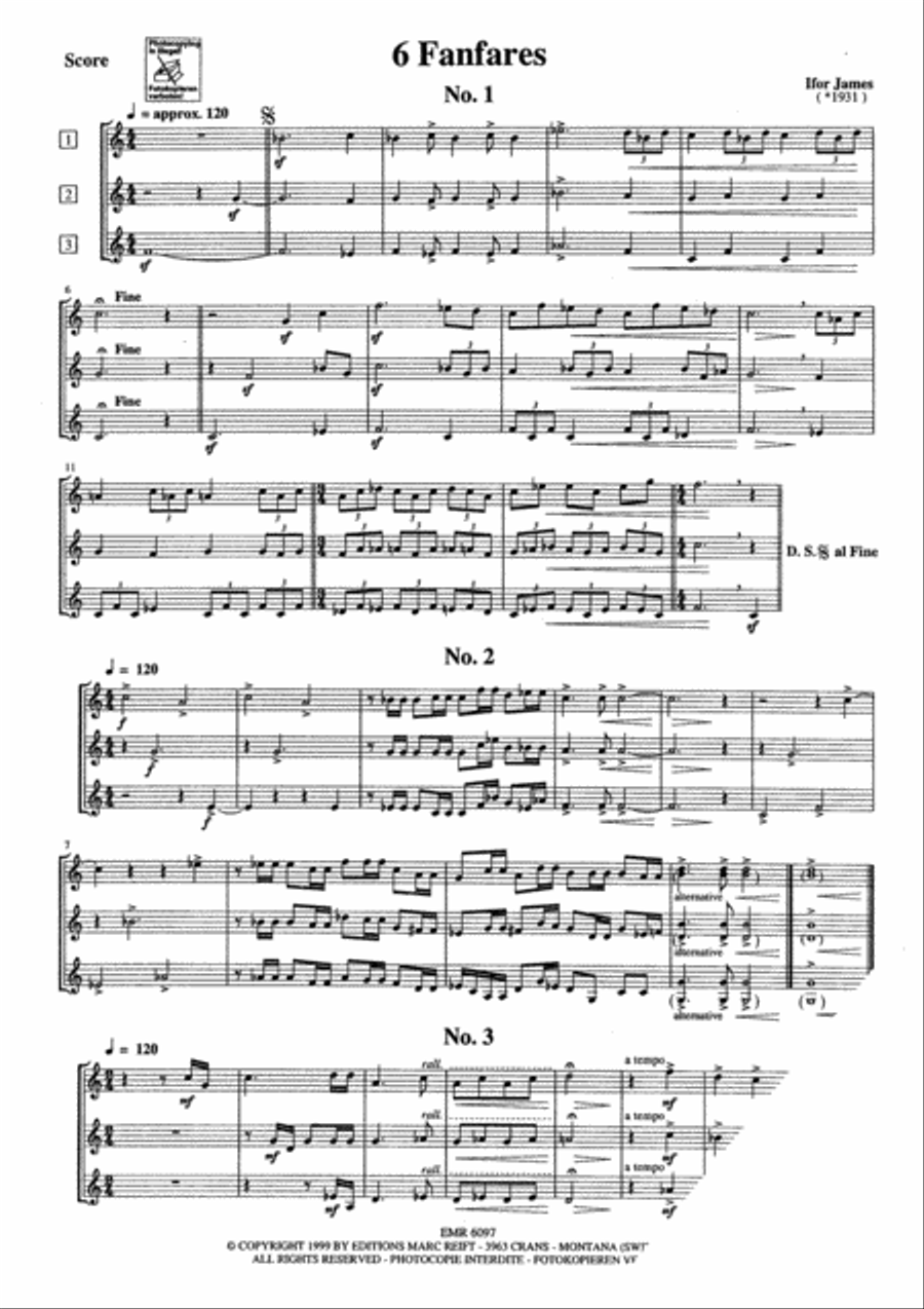 6 Fanfares