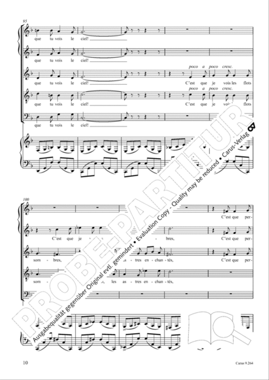 Soiree en mer SSATB scores gallery preview page 11