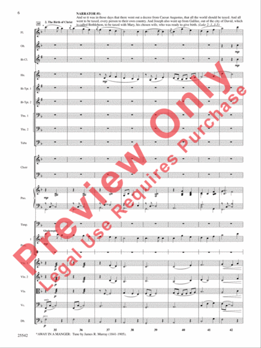 Glory to the Newborn King! Choir scores gallery preview page 7