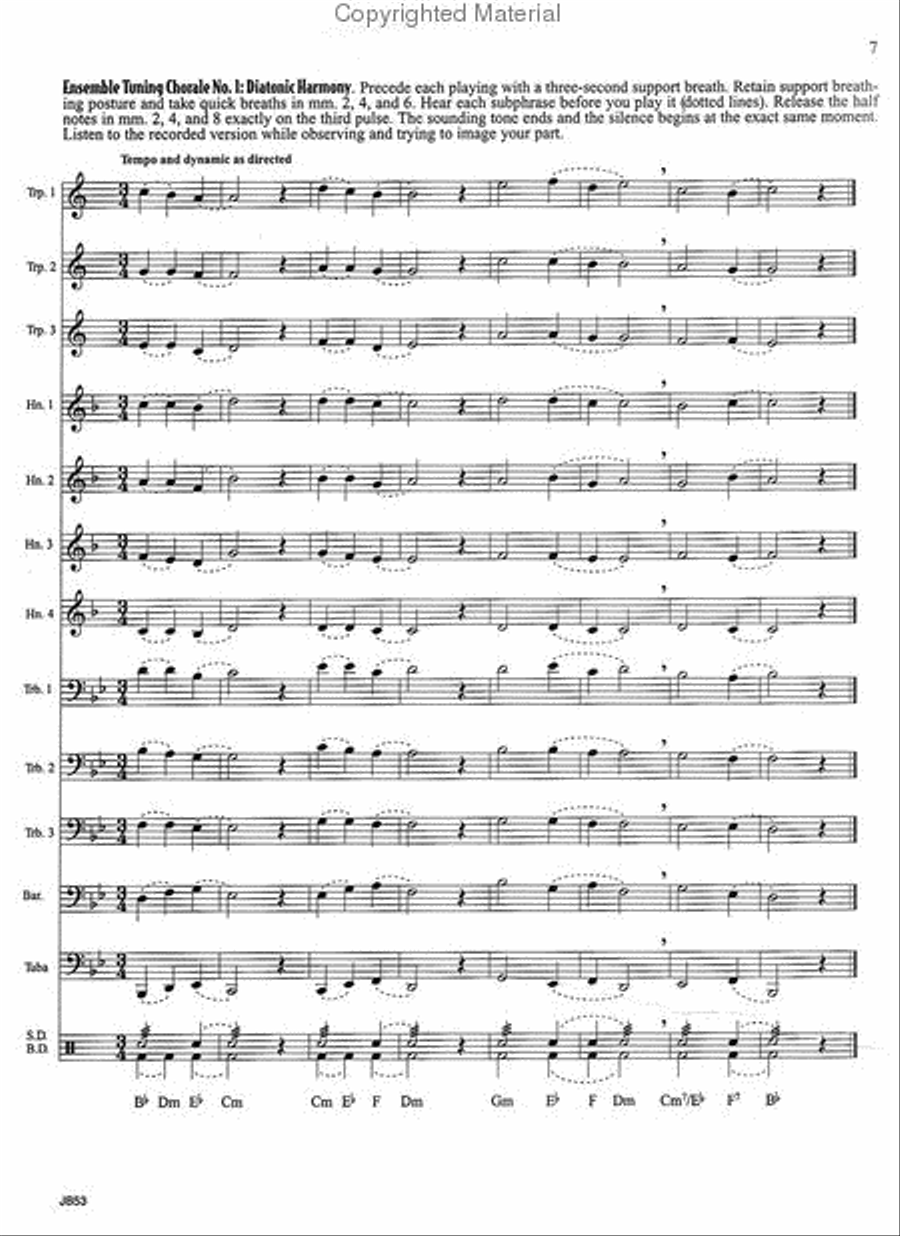 The Art of Expressive Playing for Winds and Percussion Concert Band Methods scores gallery preview page 2