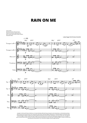 Book cover for Rain On Me