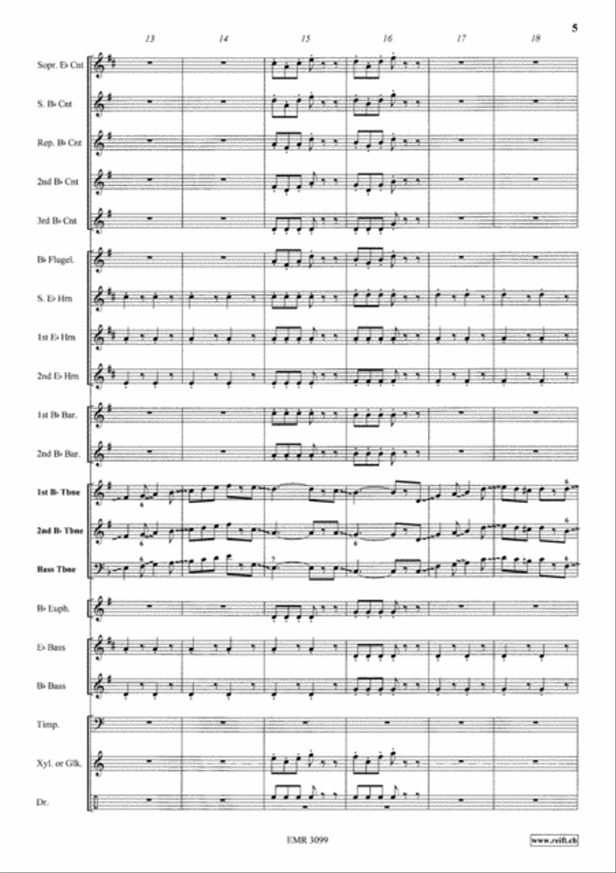 Trombones Go Mad Trombone Trio scores gallery preview page 6