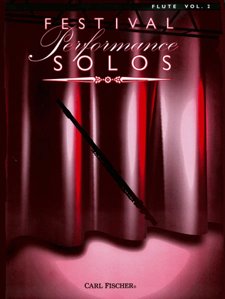 Book cover for Festival Performance Solos - Volume 2 (Flute)