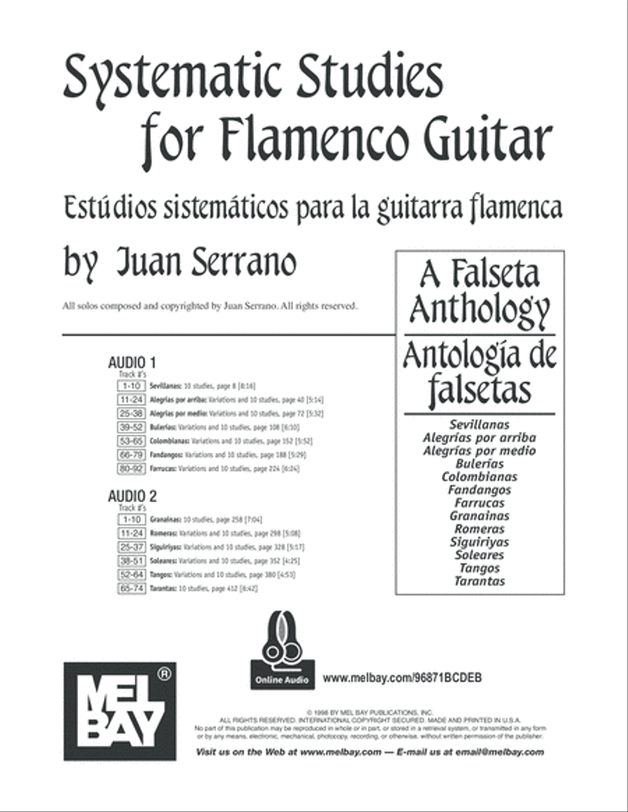 Systematic Studies for Flamenco Guitar Acoustic Guitar scores gallery preview page 7