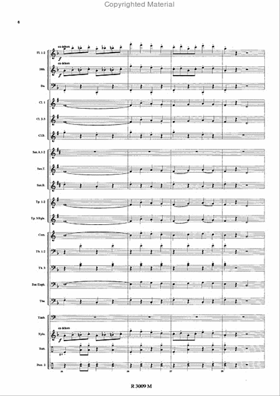 Brigades du Tigre Concert Band scores gallery preview page 7