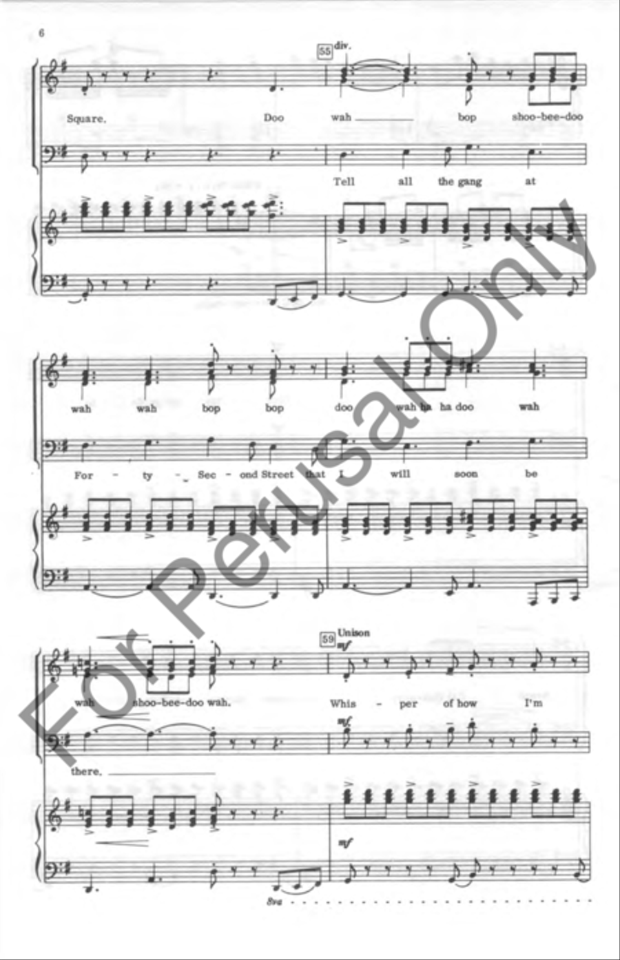 Americana Medley 4-Part scores gallery preview page 6