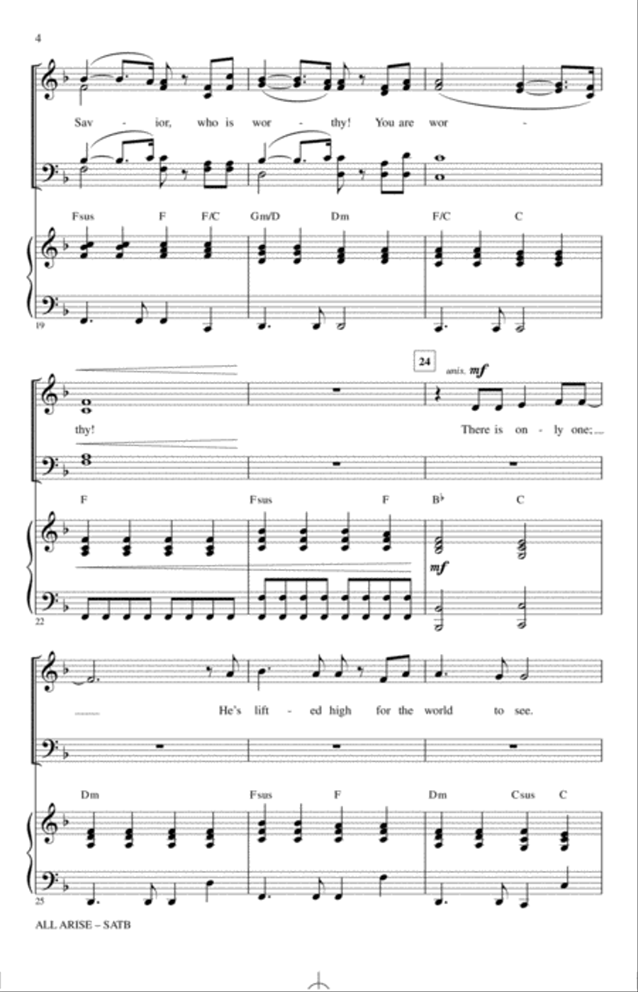 All Arise 4-Part scores gallery preview page 3