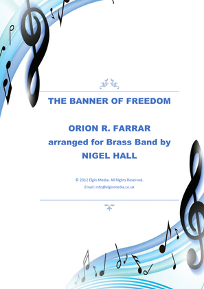 Book cover for The Banner of Freedom - Brass Band March
