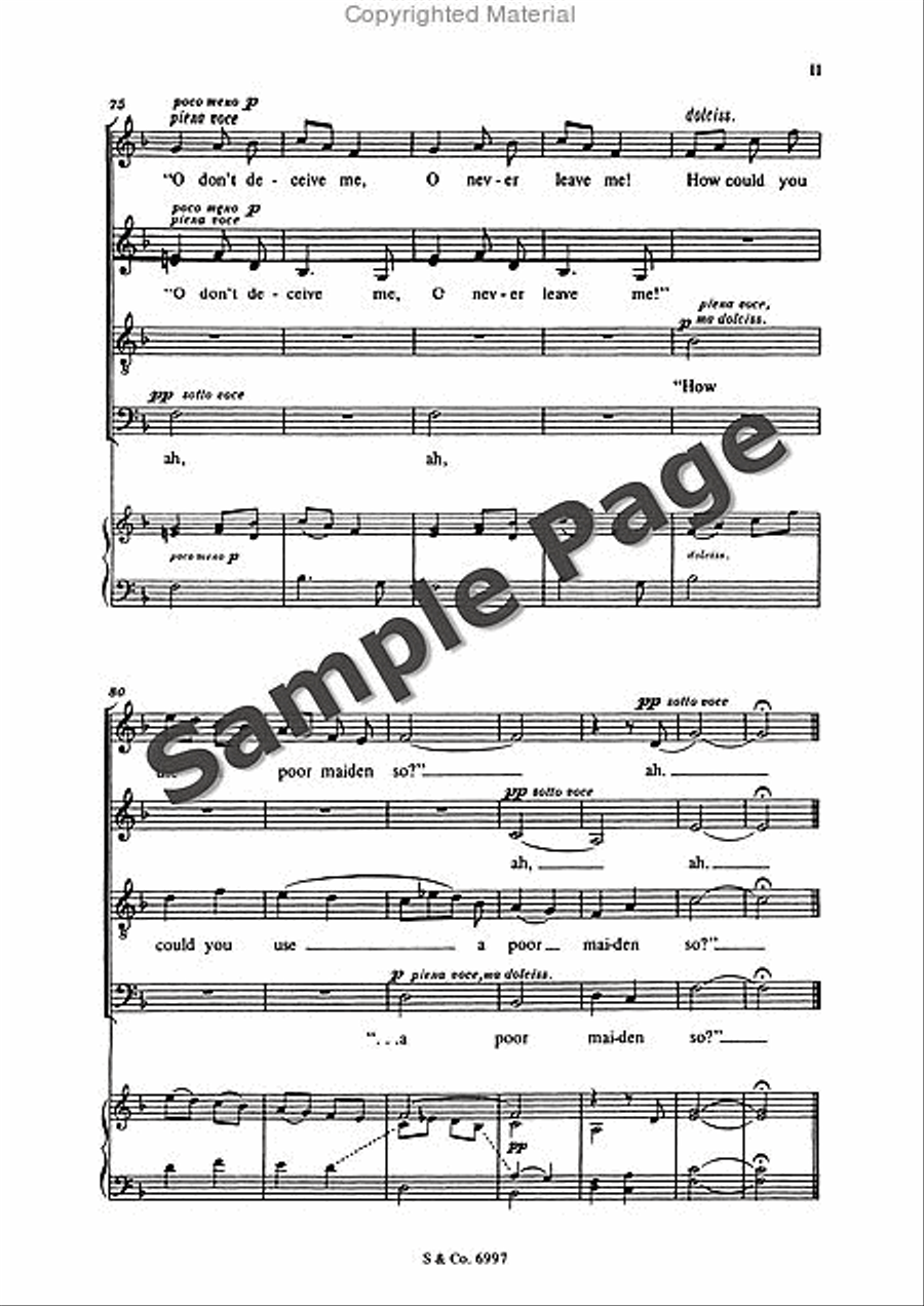 Early One Morning 4-Part scores gallery preview page 12