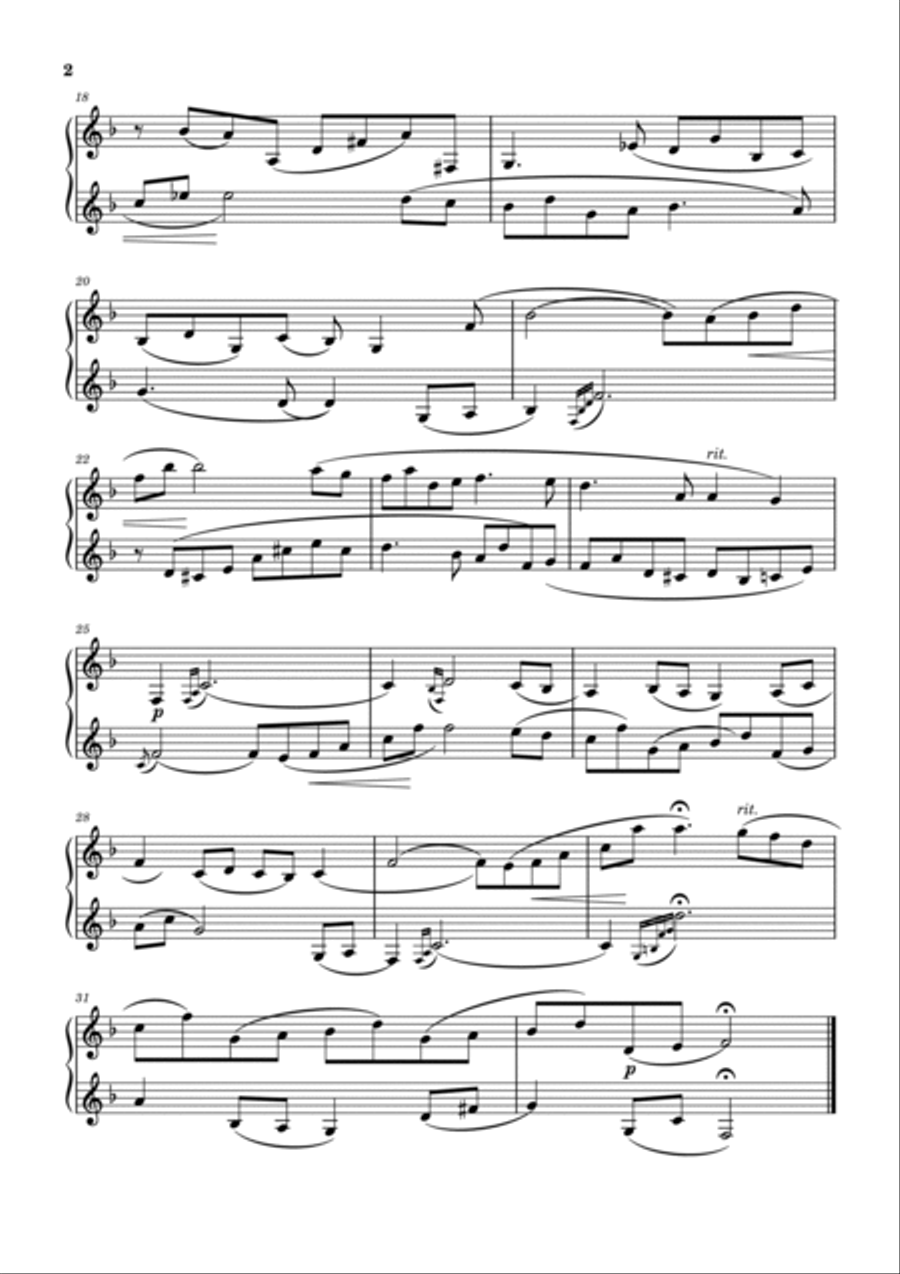 R.Schumann: 15 Stücke for two clarinets Clarinet Duet scores gallery preview page 2