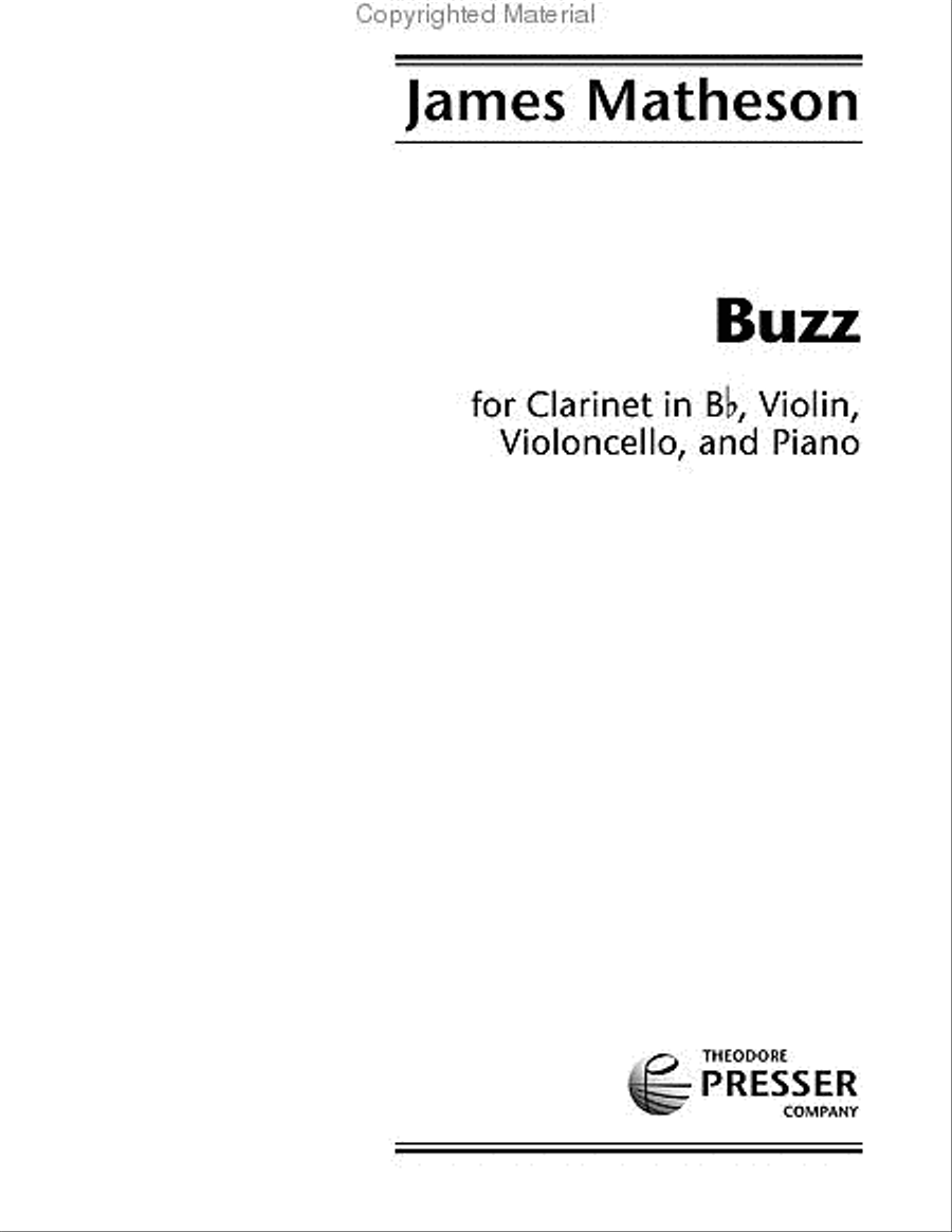 Buzz Buzz Chamber Music scores gallery preview page 2