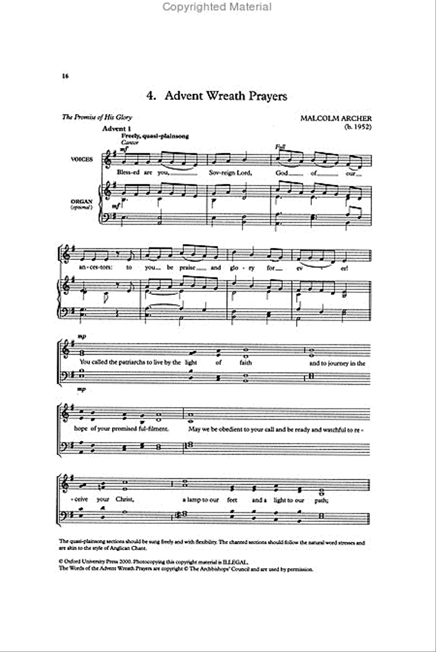 Advent for Choirs 4-Part scores gallery preview page 4