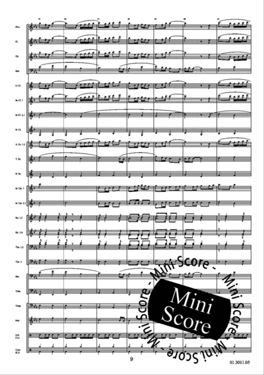 A Commenda Concert Band scores gallery preview page 13
