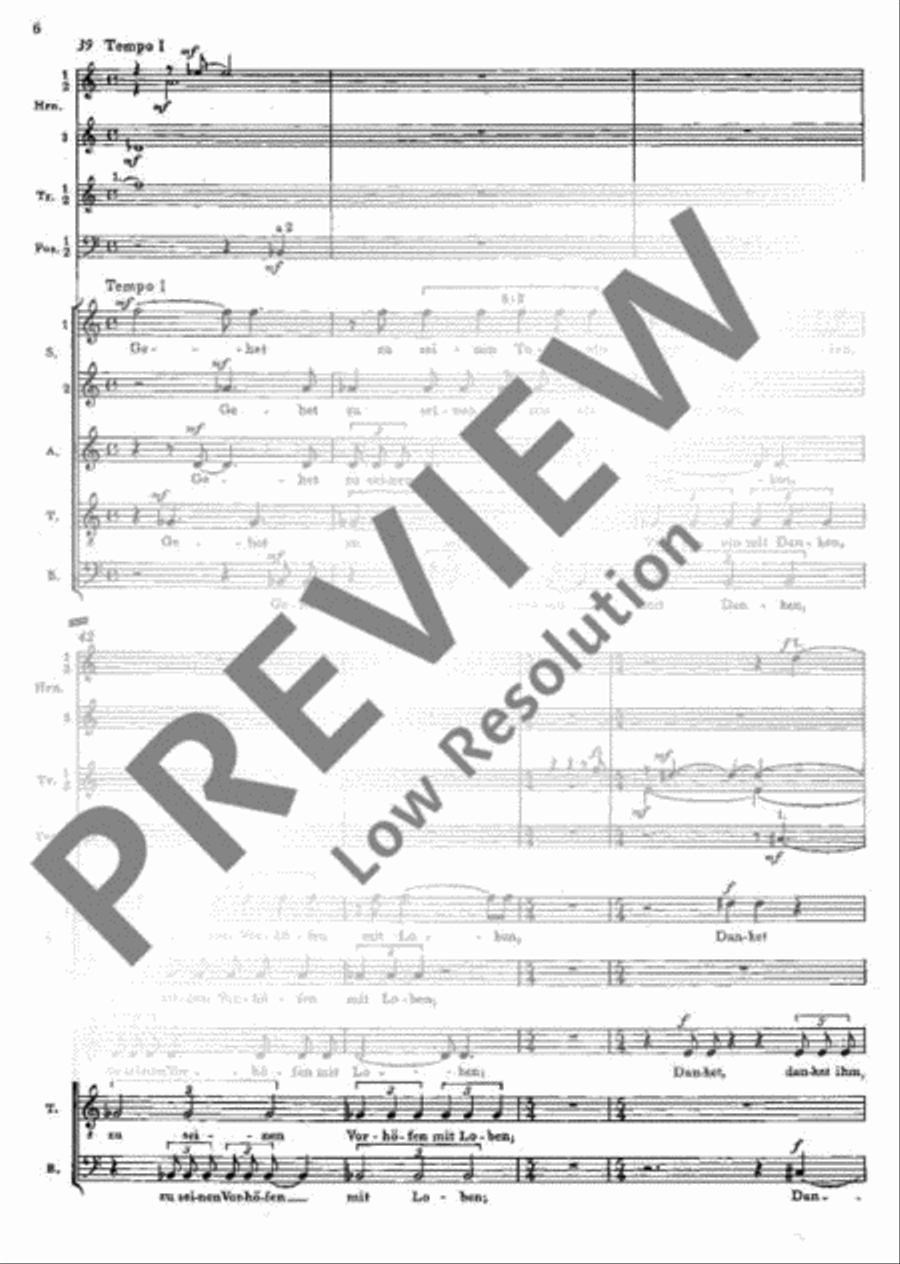 Der 100. Psalm SSATB scores gallery preview page 6