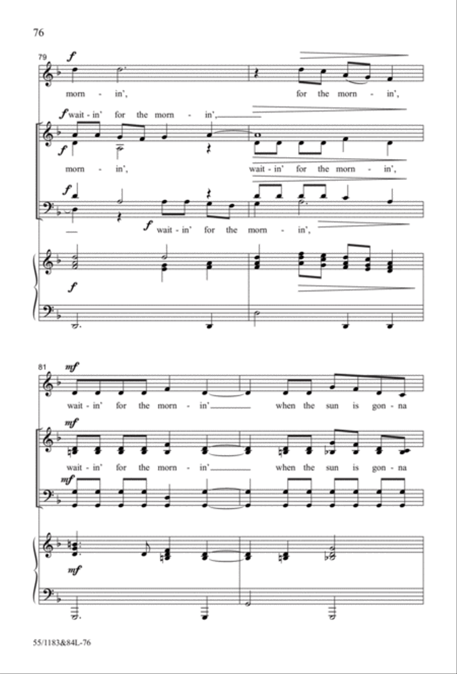 Come to the Cross and Remember 4-Part scores gallery preview page 55