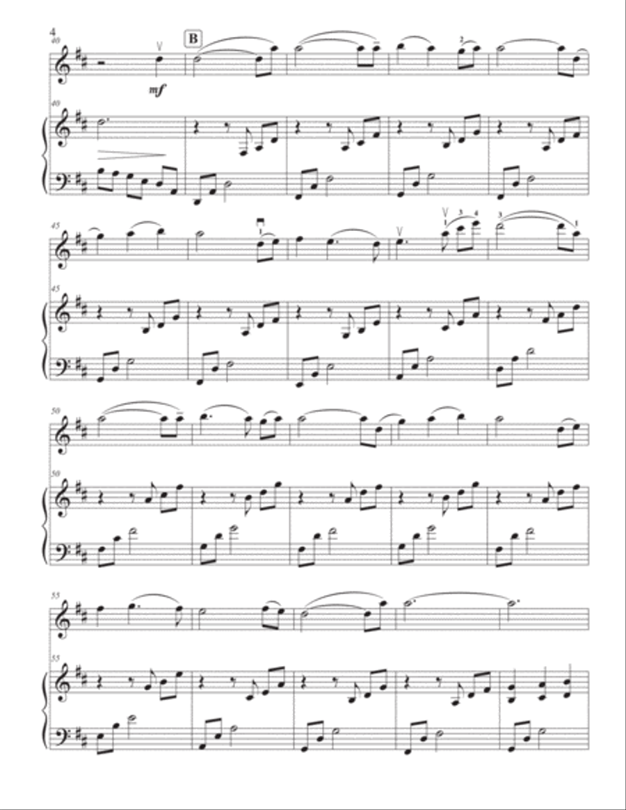 How Beautiful Violin Solo scores gallery preview page 4