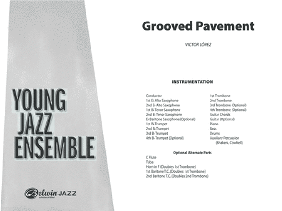 Grooved Pavement Jazz Ensemble scores gallery preview page 2