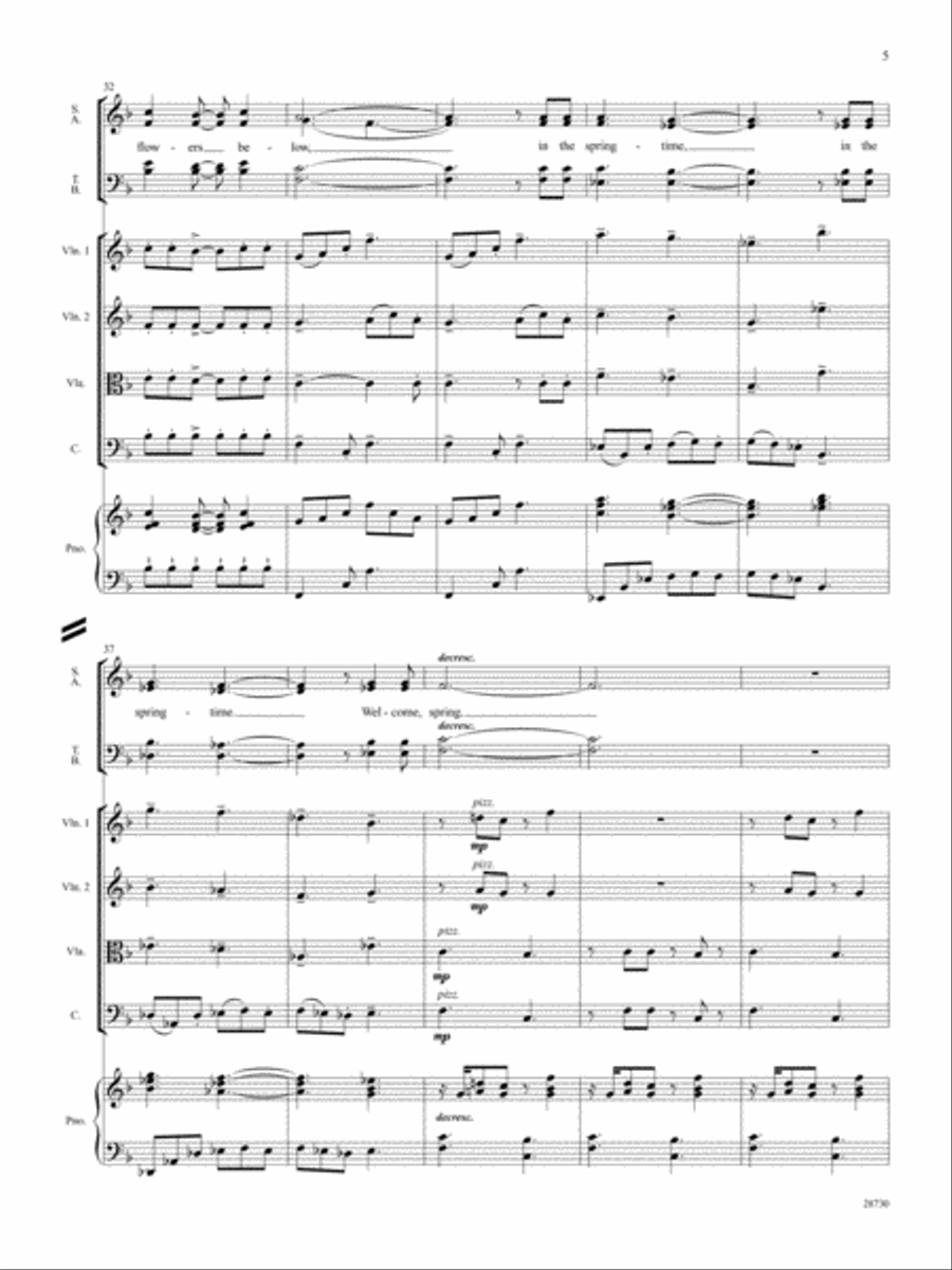 Welcome, Spring: Score Score scores gallery preview page 5