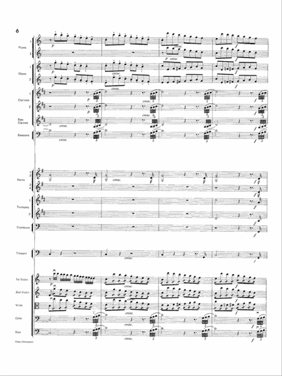Titus Overture: Score Titus Overture: Score Full Orchestra scores gallery preview page 6