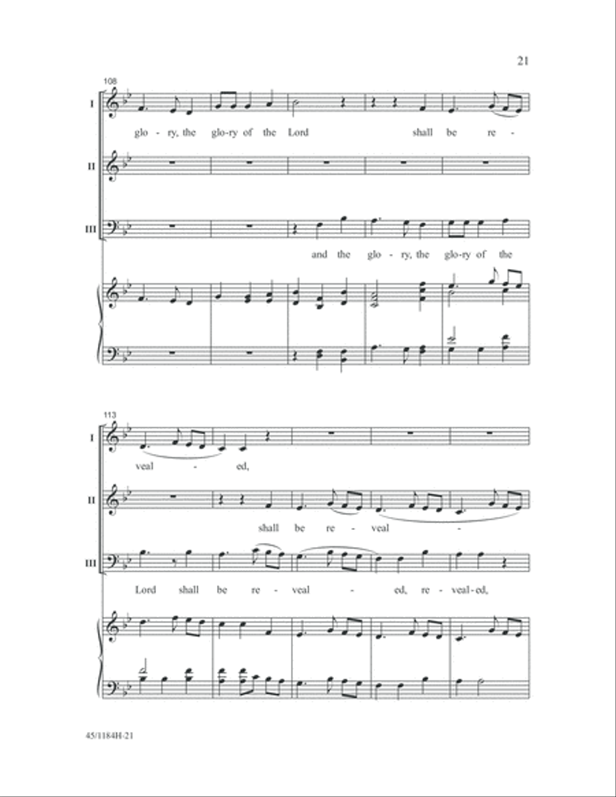 Messiah Messiah 3-Part scores gallery preview page 21