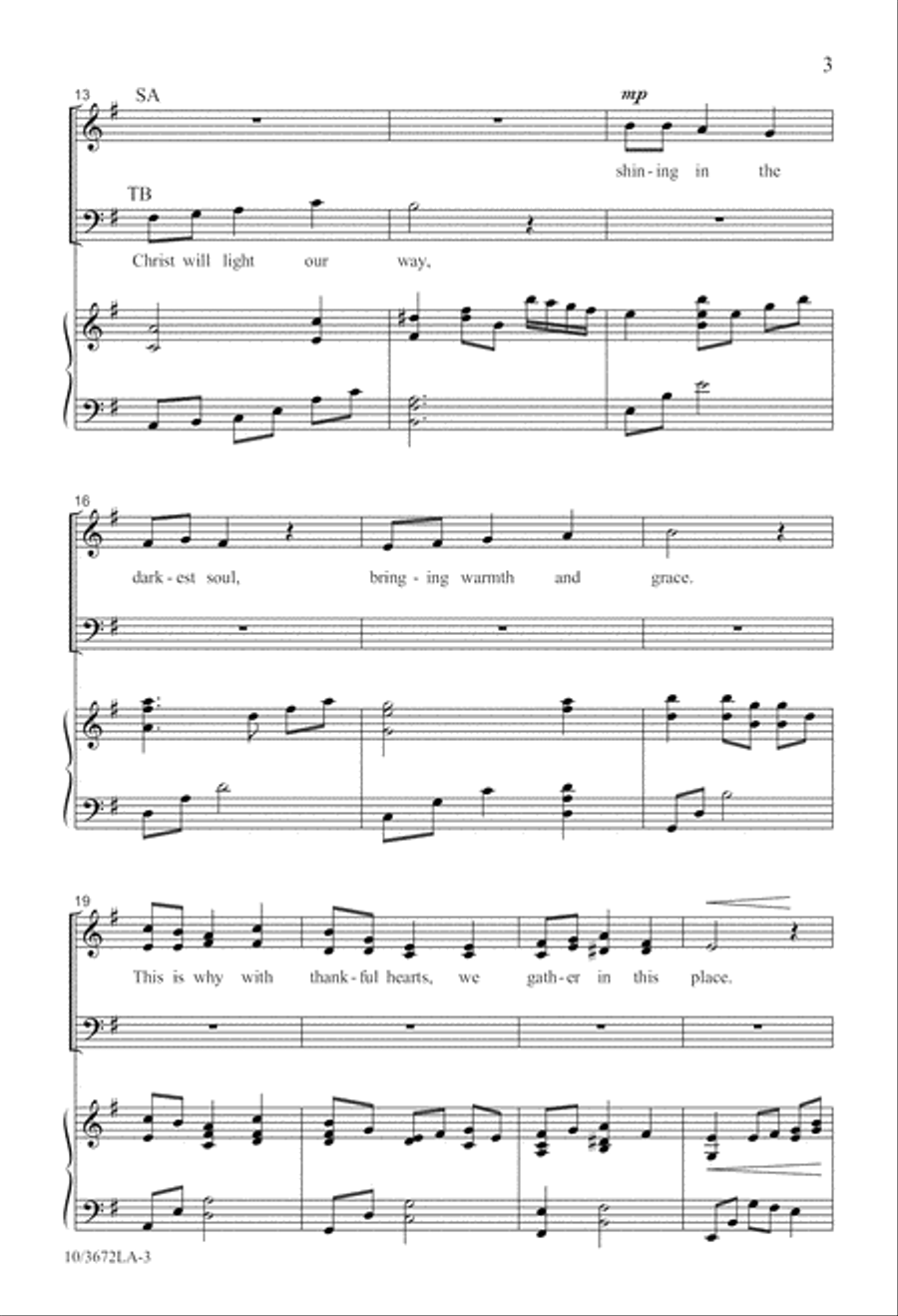 Candlelight Communion Candlelight Communion 4-Part scores gallery preview page 3