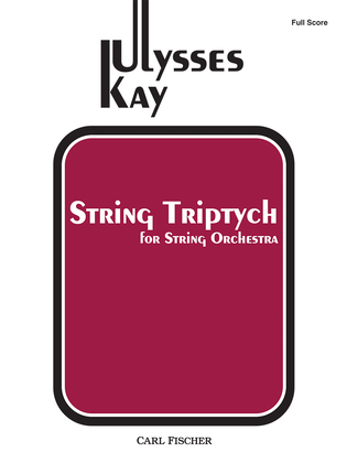 Book cover for String Triptych