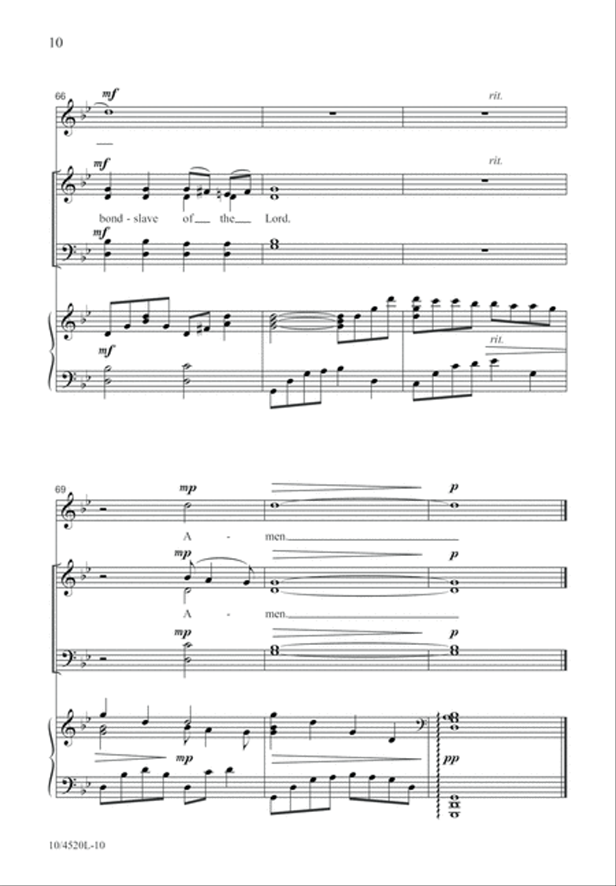 Song of Mary 4-Part scores gallery preview page 11