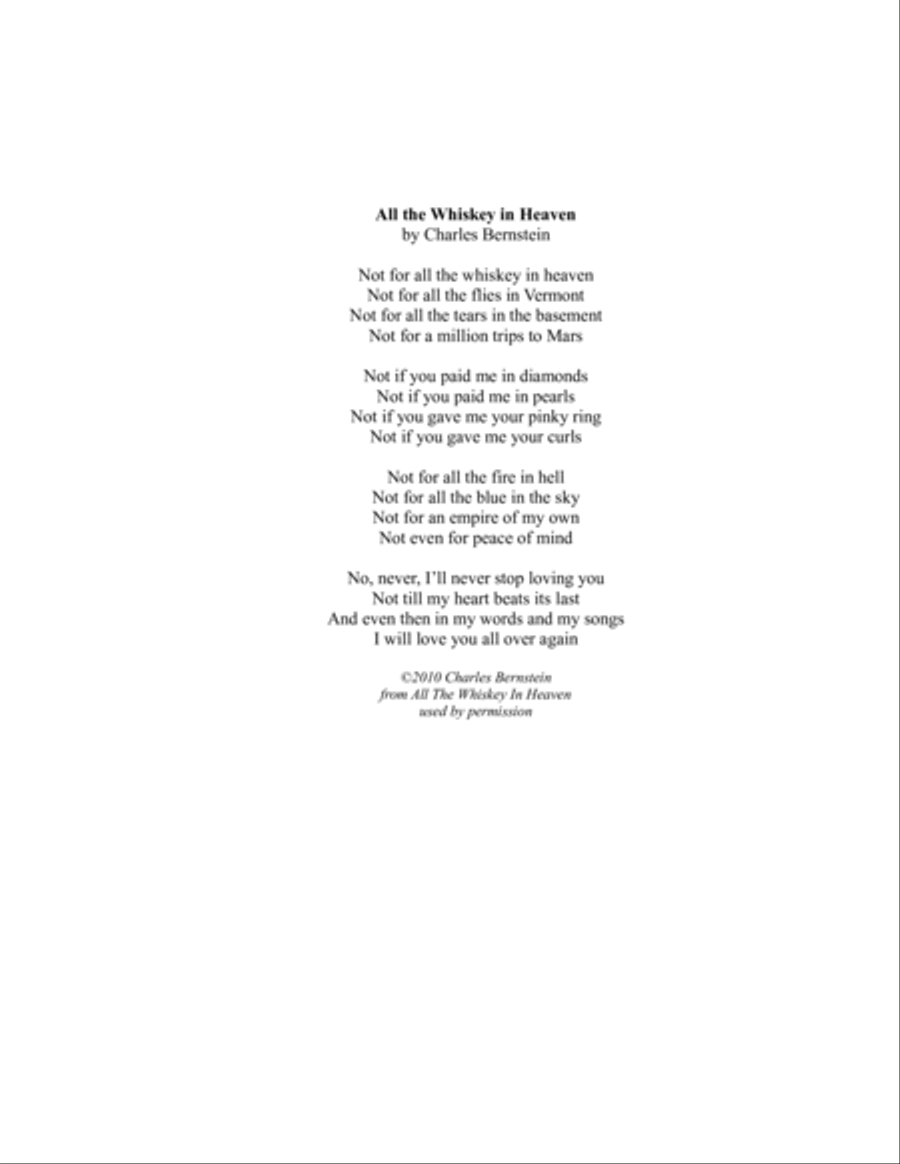 All The Whiskey In Heaven TTBB scores gallery preview page 2