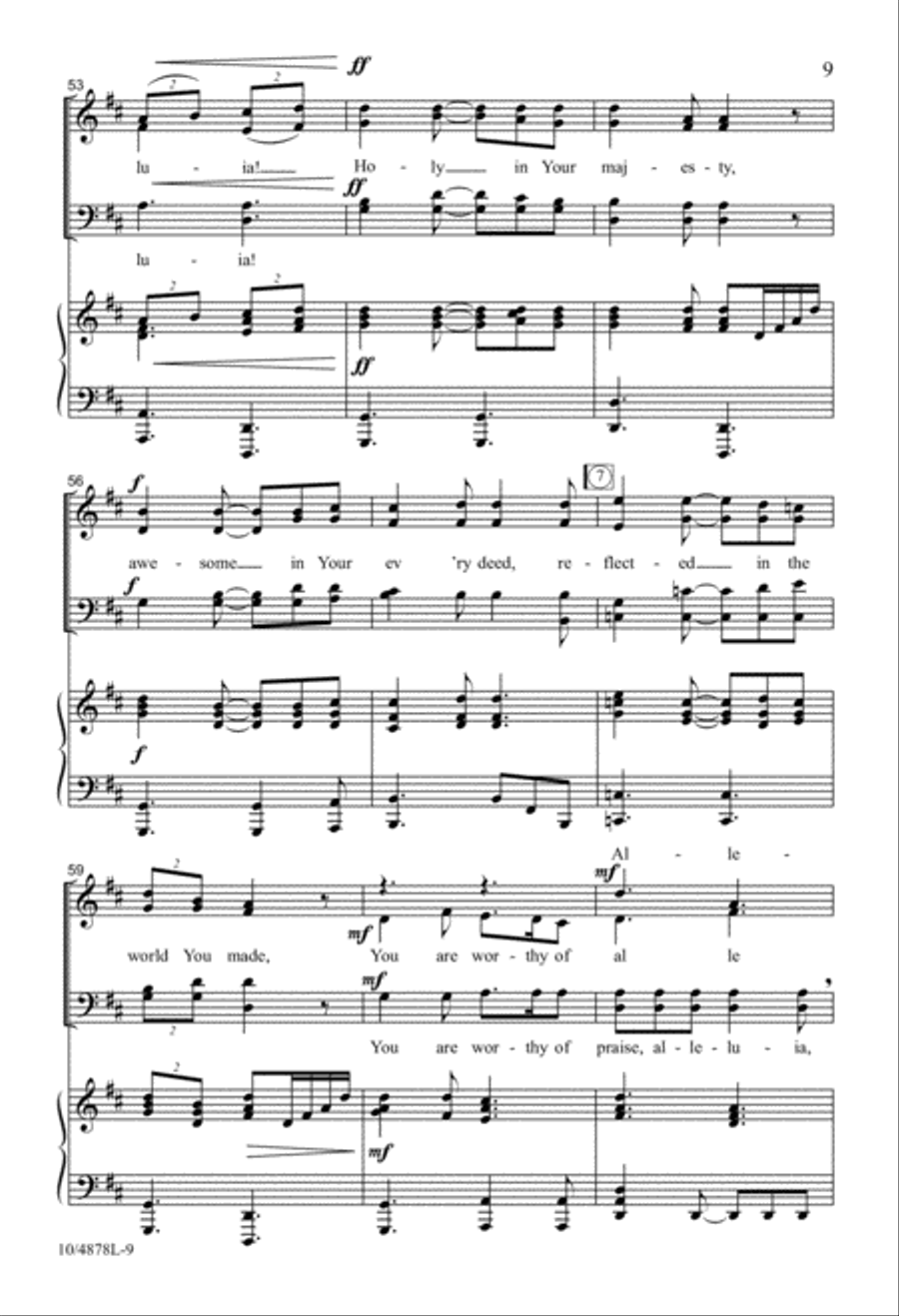 Always Worthy of Praise 4-Part scores gallery preview page 9