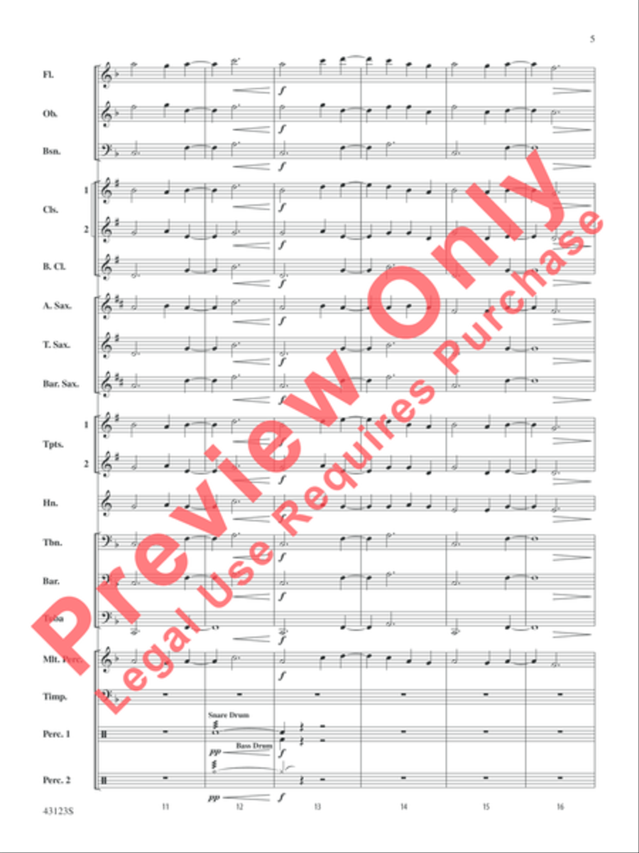 Minecraft Minecraft Concert Band scores gallery preview page 5