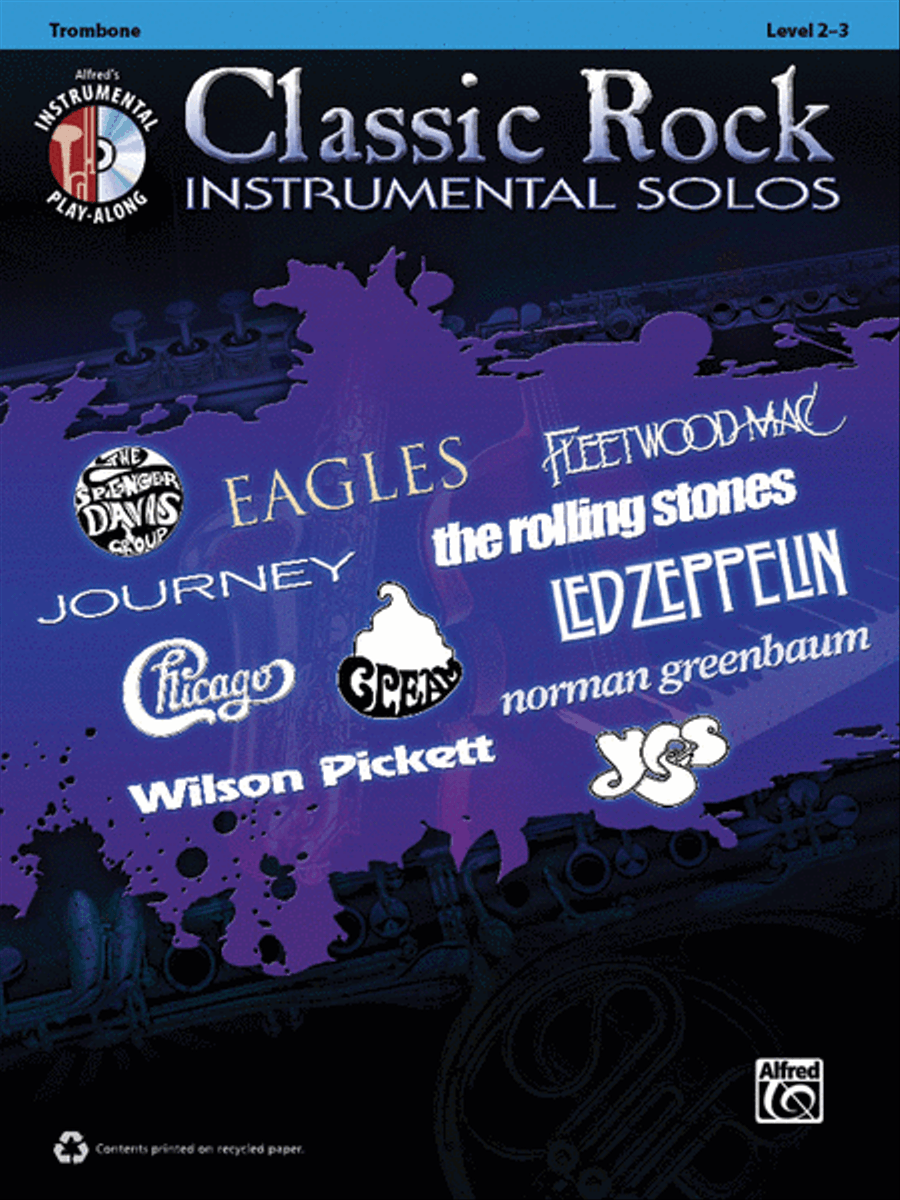 Classic Rock Instrumental Solos Trombone scores gallery preview page 1