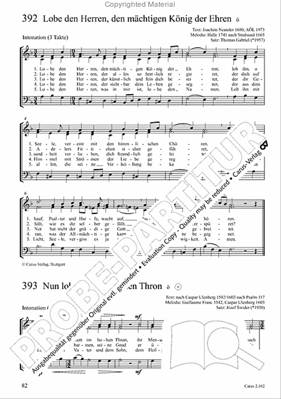 Chorbuch Gotteslob SAM 3-Part scores gallery preview page 83