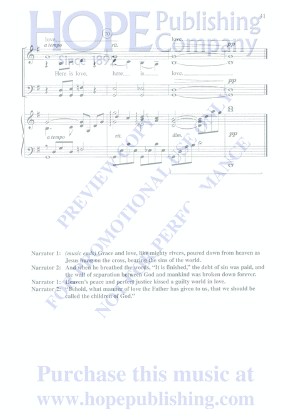 Here is the Love Here is the Love Choir scores gallery preview page 45