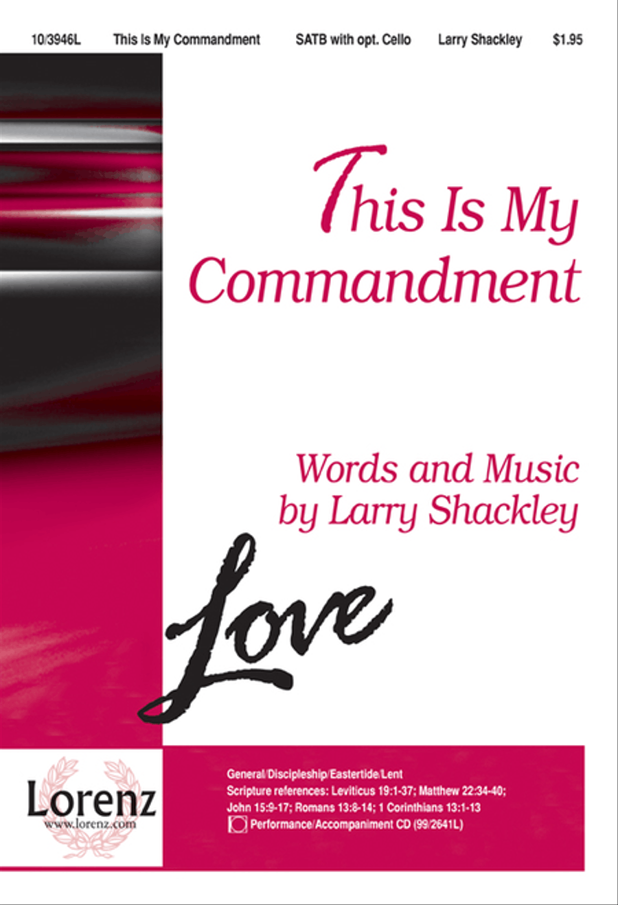 This Is My Commandment 4-Part scores gallery preview page 1