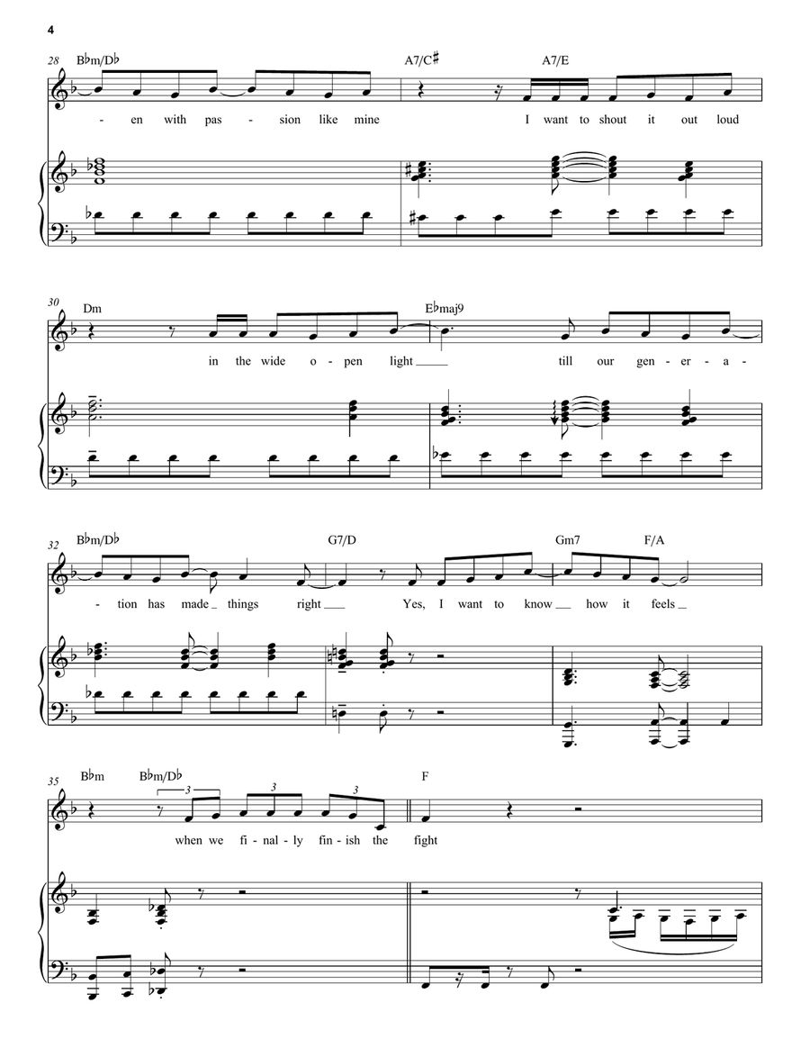 Finish The Fight (from Suffs) Voice scores gallery preview page 4