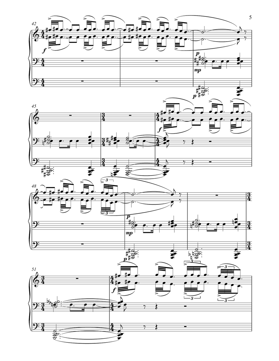 Scrunch (Study No 8 - Ommagio A Domenico Scarlatti) Piano Method scores gallery preview page 5