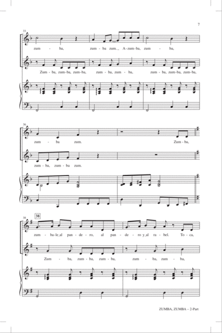 Zumba, Zumba 2-Part scores gallery preview page 5